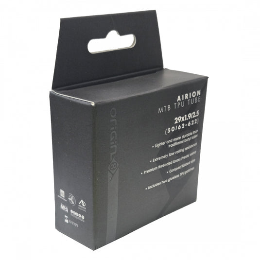 Origin8 Airion MTB TPU Tubes 29x1.90-2.50 | Lightweight, Puncture-Resistant Sealant-Ready Bike Inner Tubes