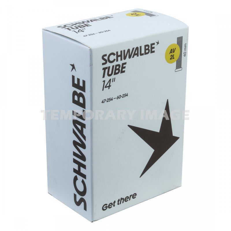 Load image into Gallery viewer, Schwalbe 14x1.25-1.55 SV Bike Tubes | Quality Rubber, Nickel Valve, 40mm Valve Stem | Pack of 2
