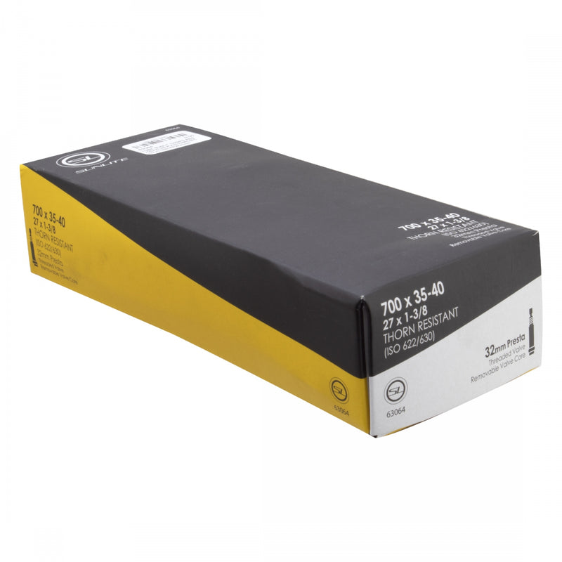 Load image into Gallery viewer, Pack of 2 Sunlite Thorn Resistant Presta Valve 700x35-40 (27x1-3/8) PV 32mm 0d
