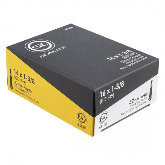 Pack of 2 Sunlite Standard Presta Valve 16x1-3/8 (349x32) PV 32mm 0d