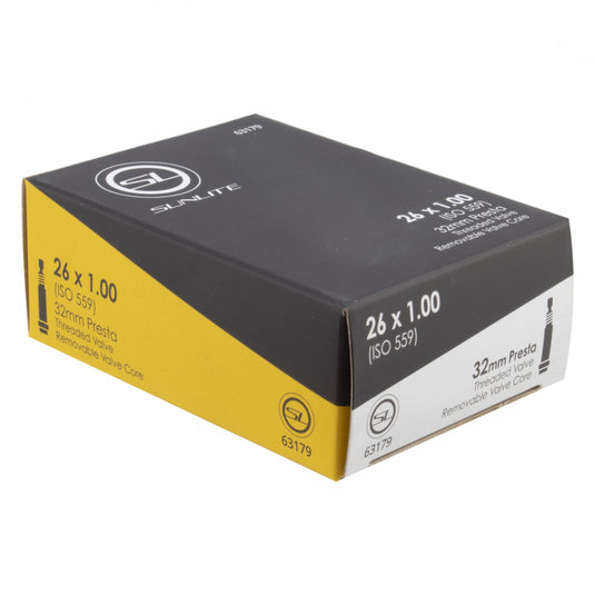 Pack of 2 Sunlite Standard Presta Valve 26x1.00 (559x25) PV 32mm 0d