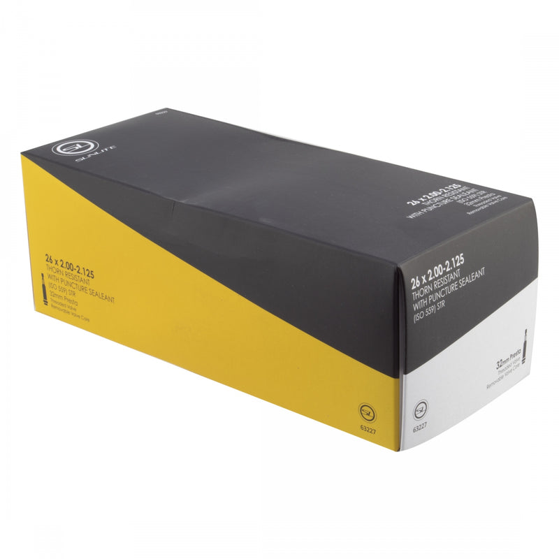 Load image into Gallery viewer, Sunlite Thorn Resistant Bicycle Tubes 26x2.00/2.125 with Sealer &amp; Threaded PV Valves, Durable &amp; Puncture-Resistant
