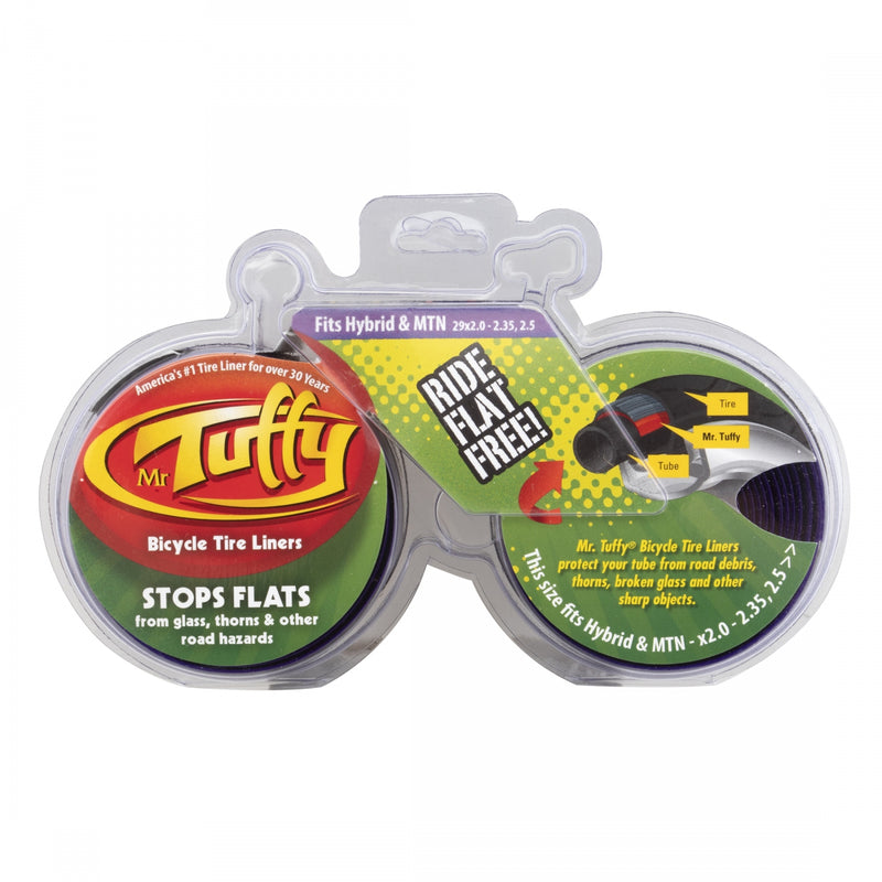 Load image into Gallery viewer, Mr Tuffy Mr. Tuffy Tire Liner 27.5/29x2.0-2.50 Pair Purple
