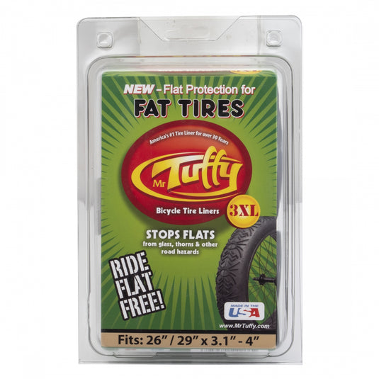 Mr Tuffy 3XL Fat Bike Tire Liner 26/29x3.1-4.0 Pair Tan