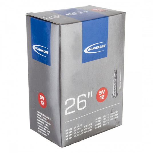 Pack of 2 Schwalbe Tube 26x1.85+ PV 40mm 0d