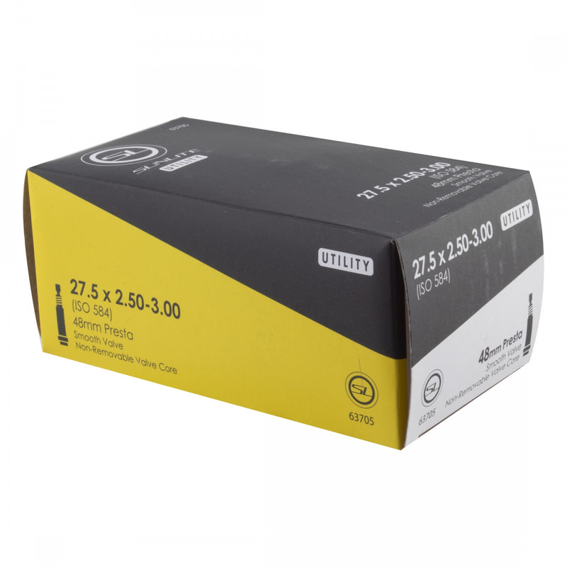 Load image into Gallery viewer, Pack of 2 Sunlite Utili-T Standard Presta Valve Tubes 27.5x2.50-3.00 PV 48mm 0d

