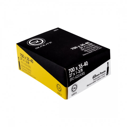 Pack of 2 Sunlite Standard Presta Valve 700x35-40 (27x1-3/8) PV 60mm 0d