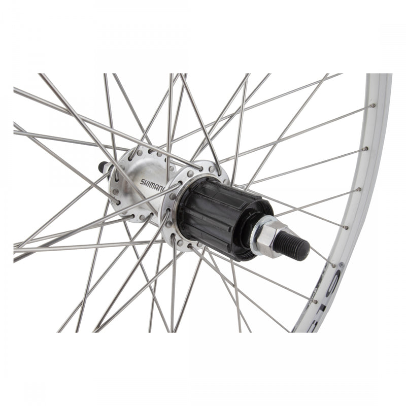 Load image into Gallery viewer, Wheel Master 26in WEI ZAC19 Rear B/O 3/8x135mm Double Wall Rim Brake Silver
