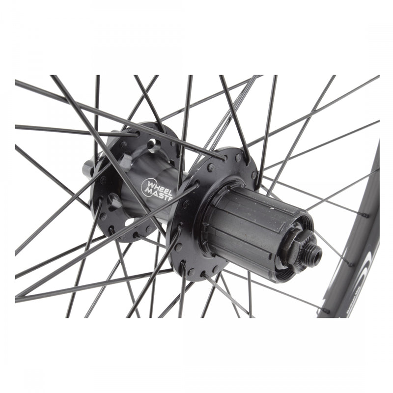 Load image into Gallery viewer, Wheel Master 27.5in WEI XM280 Rear QRx135mm Double Wall 6-Bolt Clincher Black
