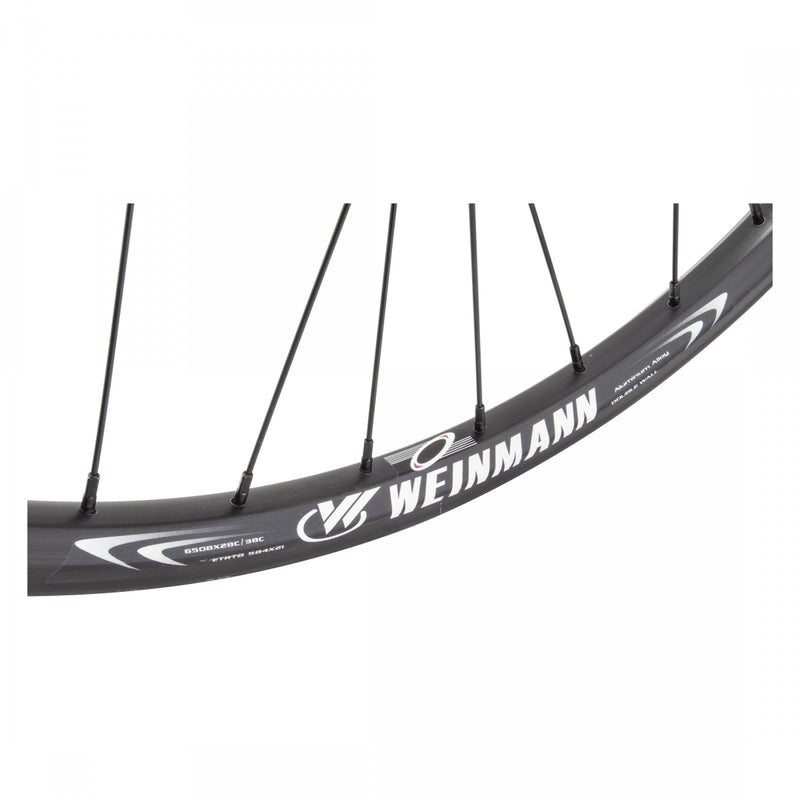 Load image into Gallery viewer, Wheel Master 27.5in WEI XM280 Rear QRx135mm FW Double Wall 6-Bolt Clincher Blk
