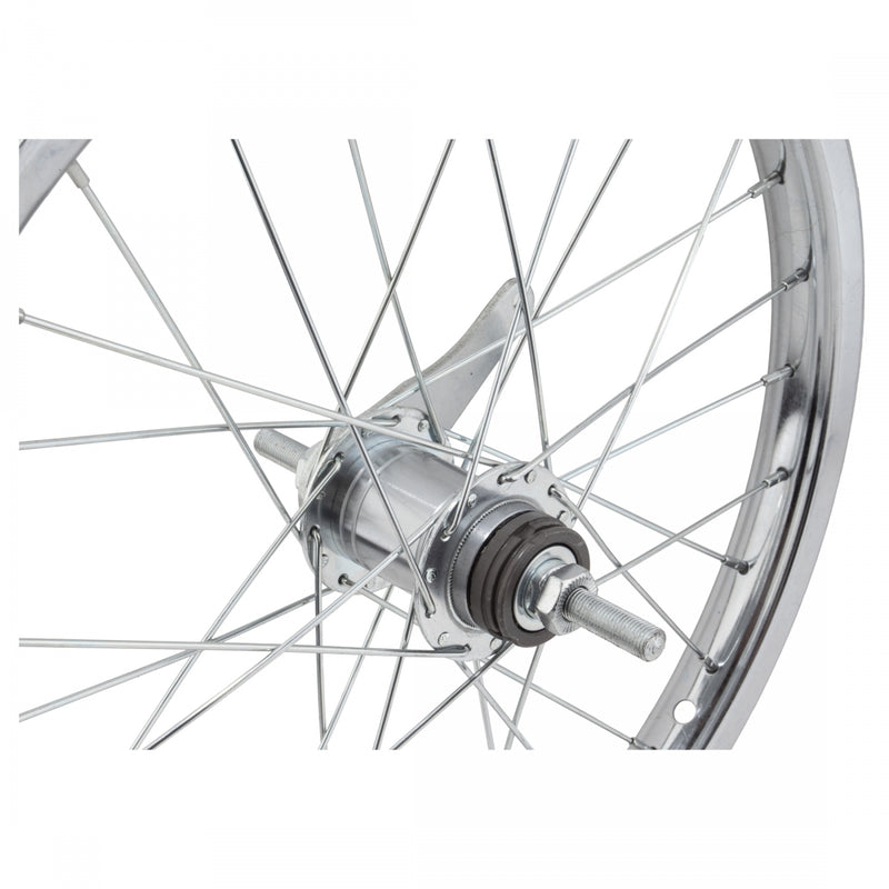 Load image into Gallery viewer, Wheel Master 18in Juvenile Steel Rear B/O 3/8inx110mm 28H Coaster Brake Silver
