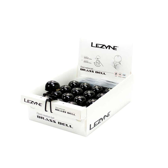 Lezyne Classic Brass Bell Black/Black, Medium, 14pcs