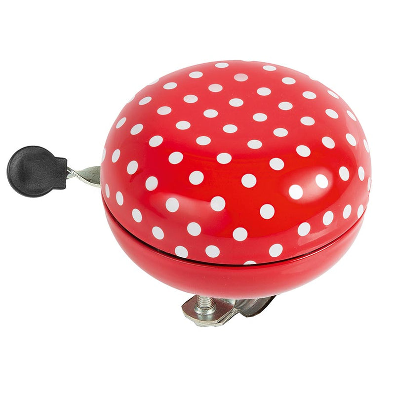 Load image into Gallery viewer, M-Wave Maxi Ding Dong Bell White Polka Dots on Red
