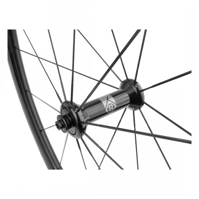 Load image into Gallery viewer, Origin8 Bolt 38 Carbon Road Wheelset 700C Set OR8 Bolt Carbon Road 3K Rim
