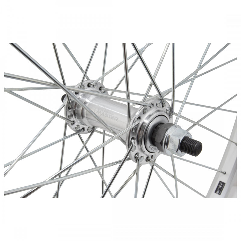 Load image into Gallery viewer, Wheel Master 26in Front B/O 3/8x100mm W/M MT-5000 Single Wall Rim Brake Silver
