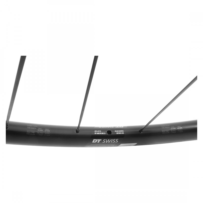 Load image into Gallery viewer, DT Swiss ER 1600 Spline 23 Rear Wheel - 700, 12 x 142mm, Center-Lock, HG 11 Road, Ratchet 36 SL, Black
