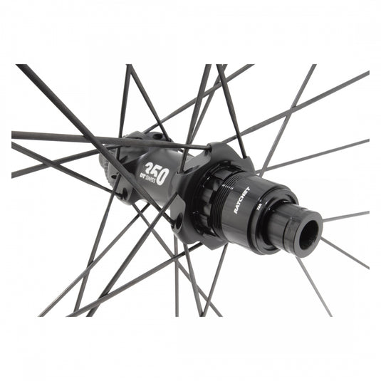 DT Swiss ER 1600 Spline 23 Rear Wheel - 700, 12 x 142mm, Center-Lock, XDR, Ratchet 36 SL, Black