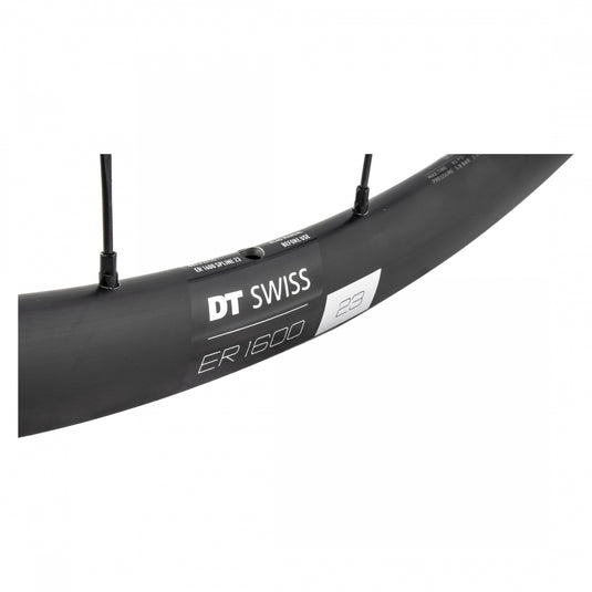 DT Swiss ER 1600 Spline 23 Rear Wheel - 700, 12 x 142mm, Center-Lock, XDR, Ratchet 36 SL, Black