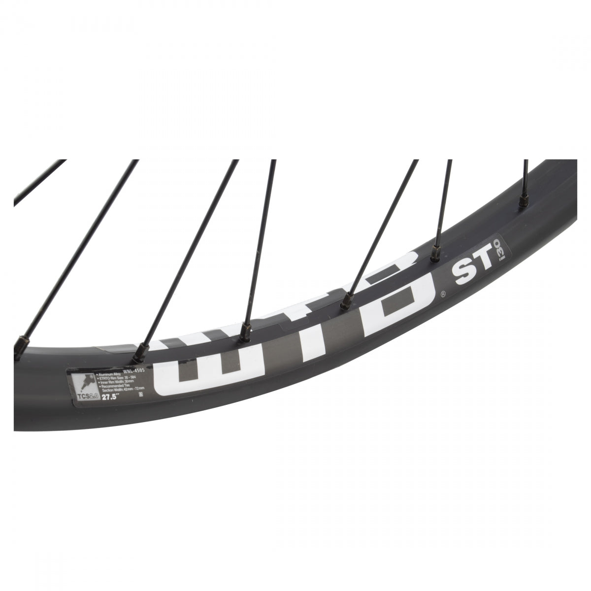 27.5in Alloy Mountain Bike Wheelset with Tubeless-Ready Disc Brake