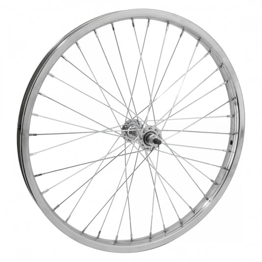 Bundle Title: Premium 20in Steel Juvenile Bicycle Wheels with 36H UCP Spokes, Rim Brake, and B/O Axle