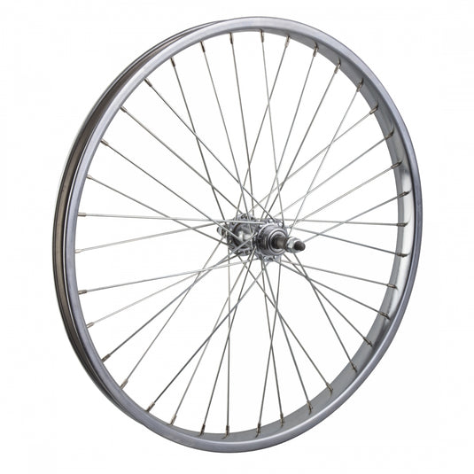24 Inch Rear 24-Inch Steel Rear Bicycle Wheel with 36-Hole Clincher Rim, 135mm OLD ...