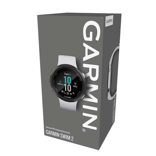 Garmin Garmin Swim 2 Watch Watch Color: White, Wristband: White - Silicone