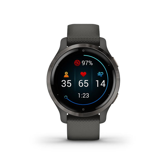 Garmin Venu 2S Watch Watch Color: Black, Wristband: Black - Silicone