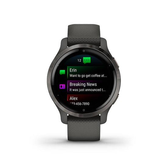 Garmin Venu 2S Watch Watch Color: Black, Wristband: Black - Silicone