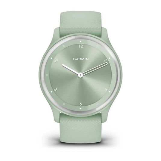 Garmin vivomove Sport Watch Watch Color: Cool Mint, Wristband: Cool Mint - Silicone