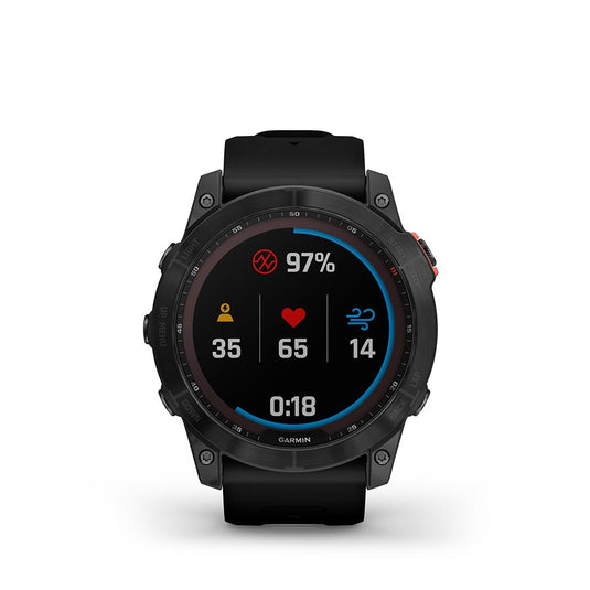 Garmin Fenix 7x Solar Gray W Blk Bnd