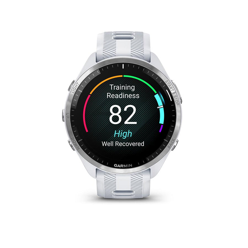 Load image into Gallery viewer, Garmin Forerunner 965 Watch Watch Color: Whitestone, Wristband: Whitestone/Powder Grey - Silicone
