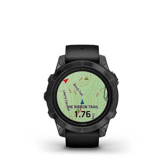 Garmin Epix Pro Std. Edition 47mm, Watch, Watch Color: Slate Grey, Wristband: Black - Silicone