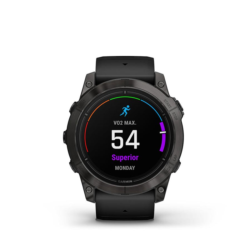 Load image into Gallery viewer, Garmin Epix Pro Sapphire Edition 51mm, Watch, Watch Color: Titanium, Wristband: Black - Silicone
