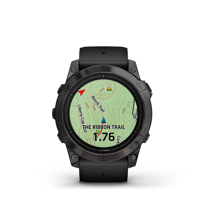 Load image into Gallery viewer, Garmin Epix Pro Sapphire Edition 51mm, Watch, Watch Color: Titanium, Wristband: Black - Silicone
