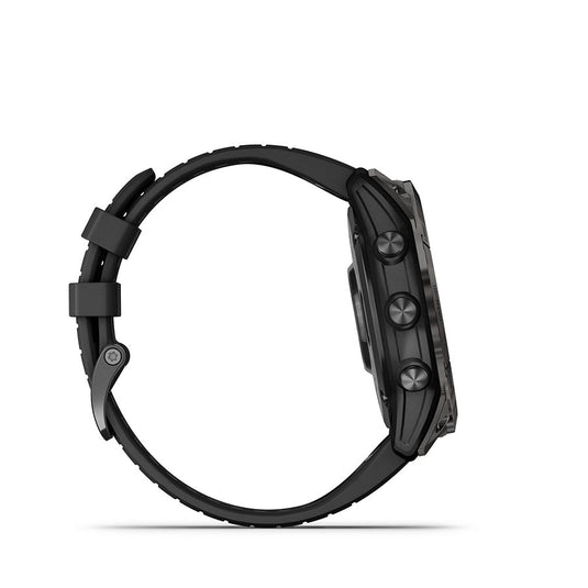 Garmin fenix 7X Pro Solar Smartwatch - 51mm, Slate Gray Case, Black Band
