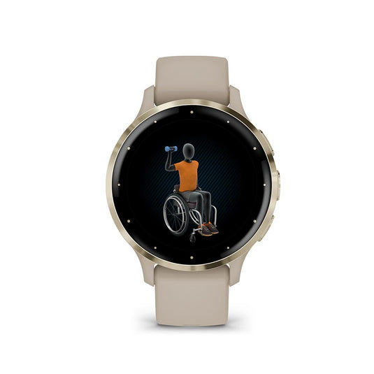 Garmin Venu 3S Watch Watch Color: French Grey, Wristband: French Grey - Silicone