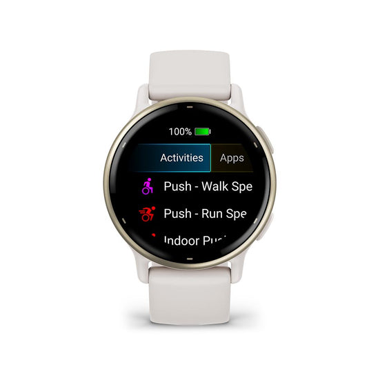 Garmin vivoactive 5 Watch Watch Color: Ivory, Wristband: Ivory - Silicone