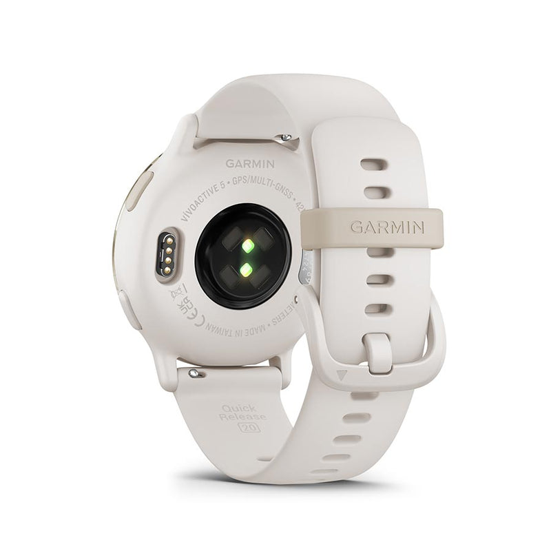 Load image into Gallery viewer, Garmin vivoactive 5 Watch Watch Color: Ivory, Wristband: Ivory - Silicone
