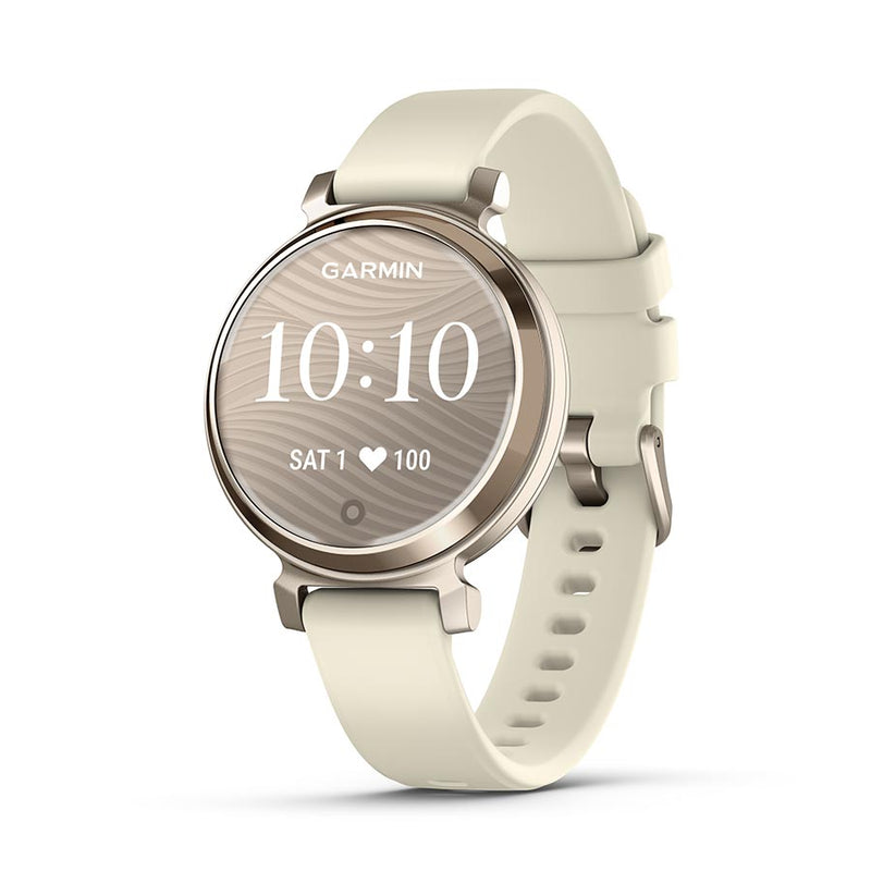 Load image into Gallery viewer, Garmin Lily 2 Watch Watch Color: Creame Gold, Wristband: Coconut - Silicone
