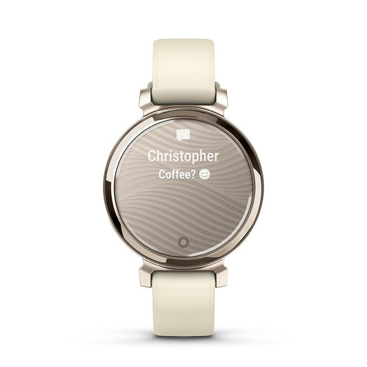 Garmin Lily 2 Watch Watch Color: Creame Gold, Wristband: Coconut - Silicone