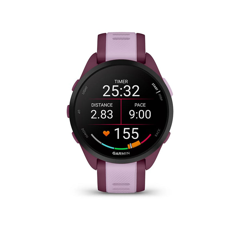 Load image into Gallery viewer, Garmin Forerunner 165 Music Watch, Watch Color: Berry, Wristband: Lilac - Silicone
