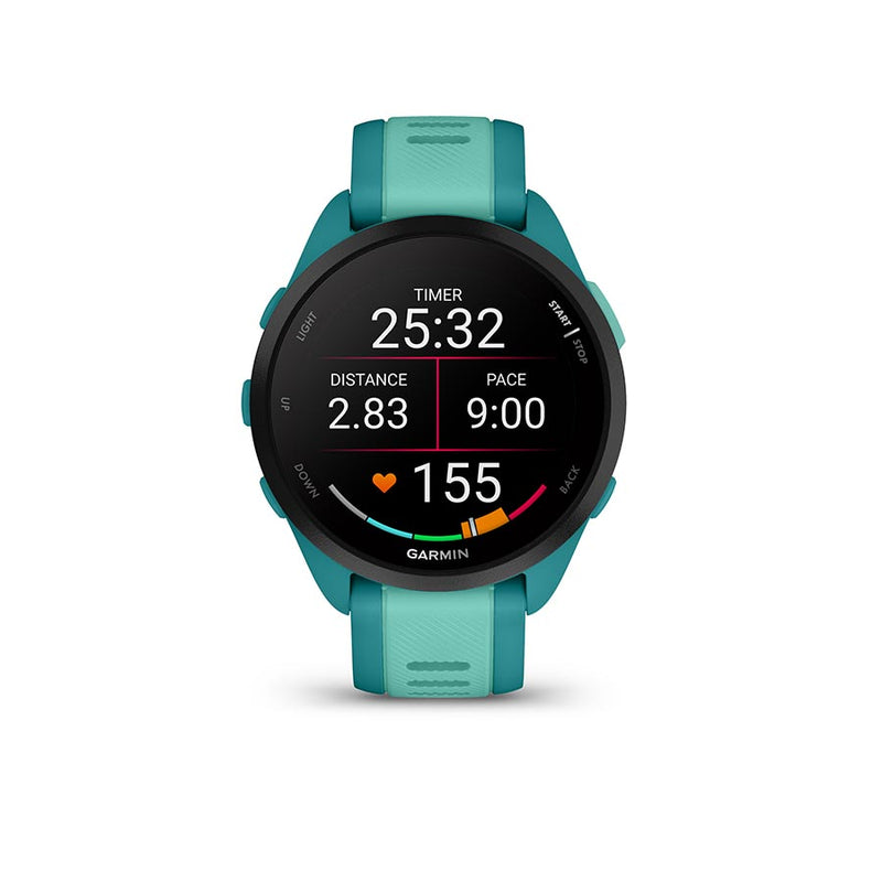 Load image into Gallery viewer, Garmin Forerunner 165 Music Watch, Watch Color: Turquoise, Wristband: Aqua - Silicone
