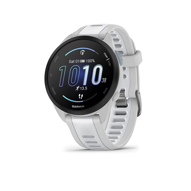 Load image into Gallery viewer, Garmin Forerunner 165 Music Watch, Watch Color: Grey, Wristband: Whitestone - Silicone
