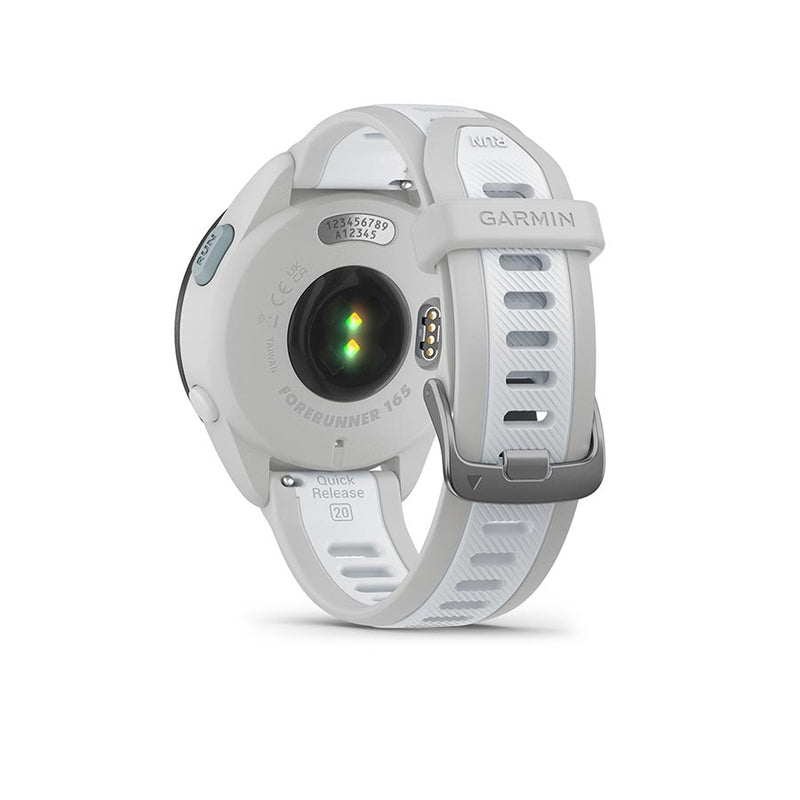 Load image into Gallery viewer, Garmin Forerunner 165 Music Watch, Watch Color: Grey, Wristband: Whitestone - Silicone
