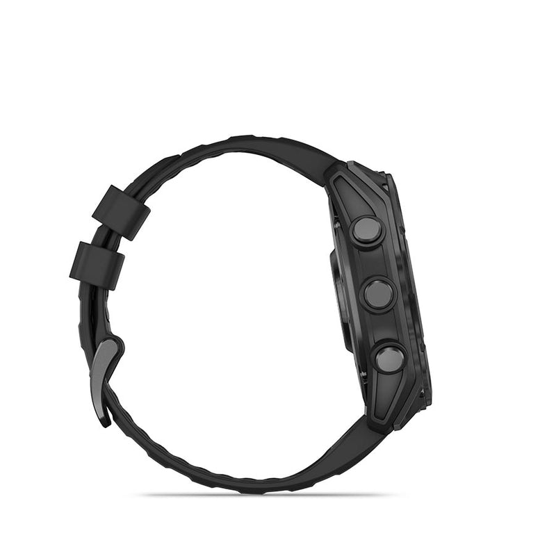 Load image into Gallery viewer, Garmin fenix 8 AMOLED 51mm Watch, Watch Color: Slate Grey, Wristband: Black - Silicone
