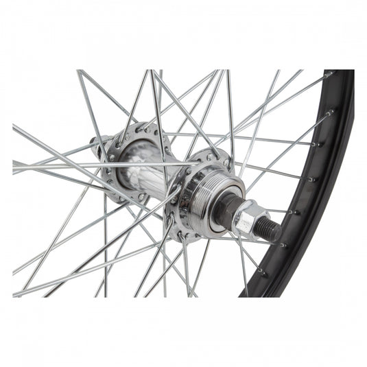 Wheel Master 20in Juvenile W/M Steel RR B/O 5/16x110mm Rim Brake Clincher Blk