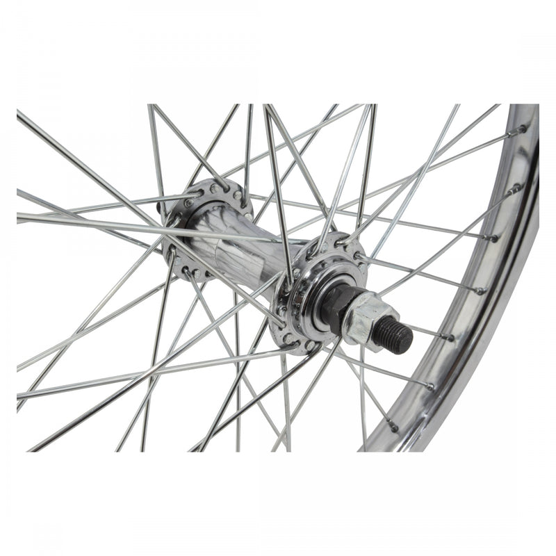 Load image into Gallery viewer, Wheel Master 20in Juvenile W/M Steel 1.75 Front B/O 3/8x100mm Rim Brake Silver
