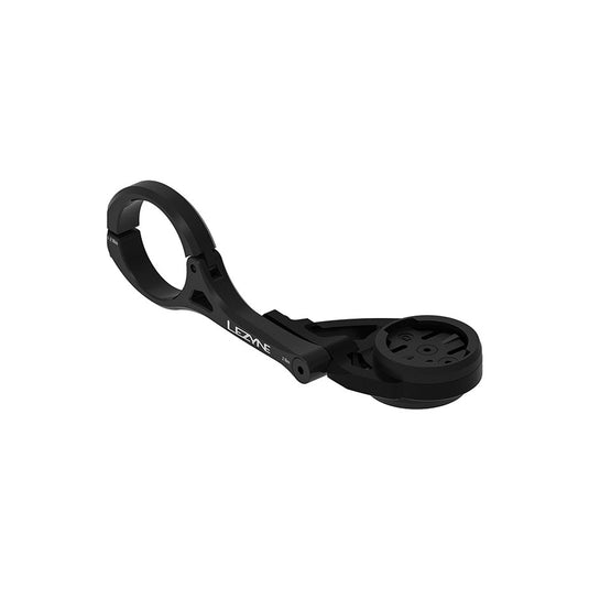 Lezyne Flexi Forward Mount Computer Bike Mount, Clamp 31.8mm, Aluminum, Black