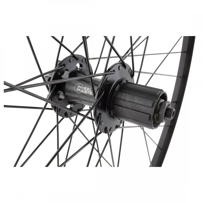 Load image into Gallery viewer, Wheel Master 29in WEI 519 Rear Wheel QR10x135mm MT-3000 6-Bolt Clincher Black
