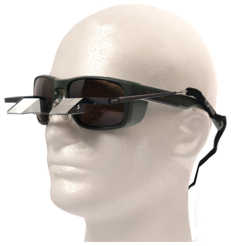 Load image into Gallery viewer, Enhance Your Climbing Experience with Cypher Steel Frame Belay Glasses in Stylish Grey
